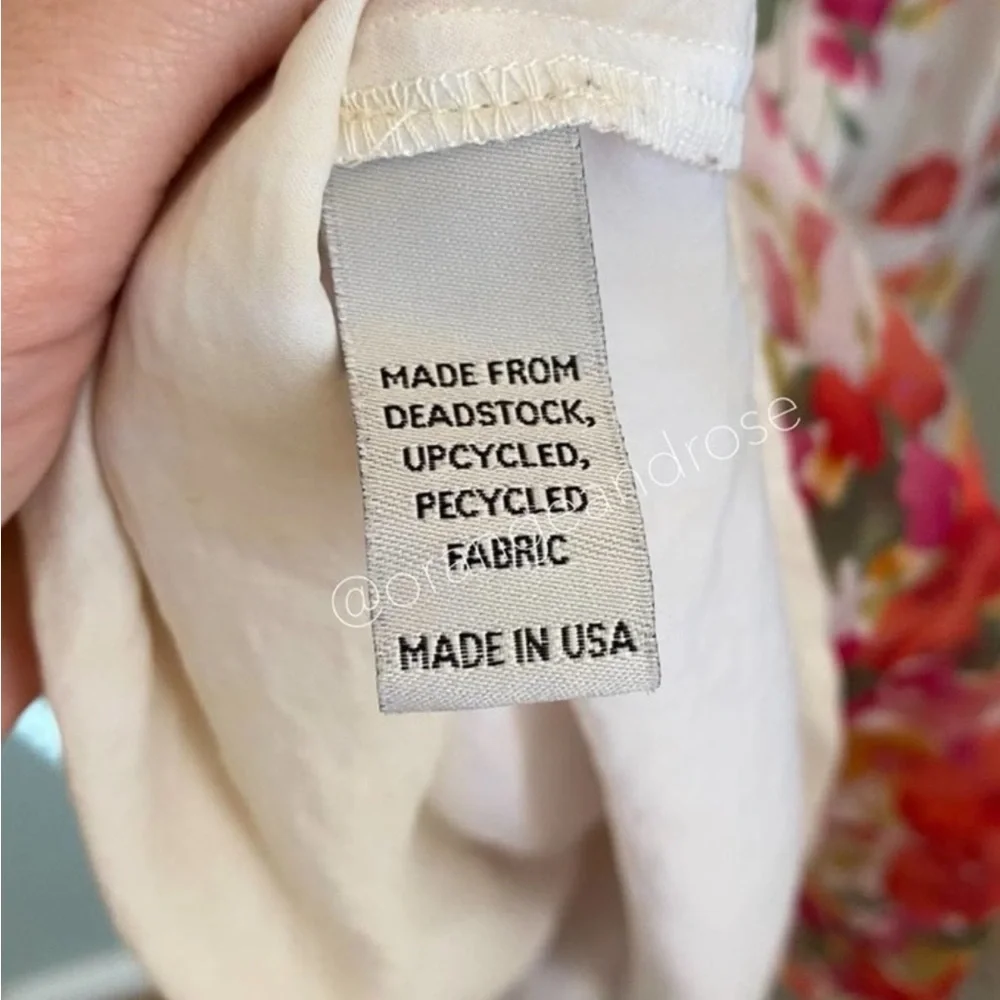 Christy Dawn White Pink Yellow Watercolor Floral The Dawn Dress Maxi Medium M - Picture 4 of 9